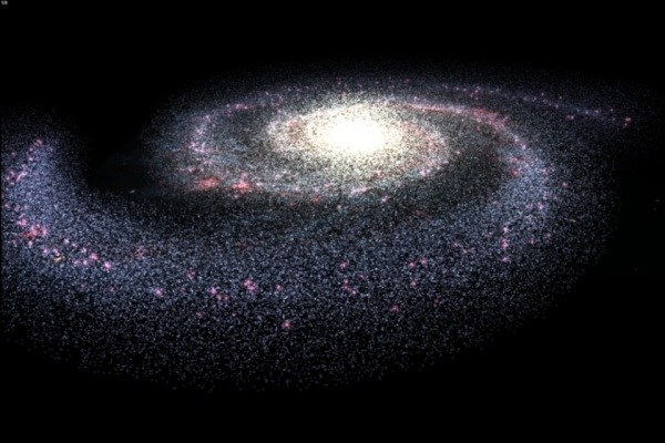 عبور از کهکشان راه شیری با سرعت نور، دویست هزار سال طول می کشد