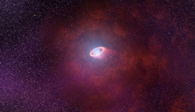 نور عجیب در اطراف یک ستاره نوترونی