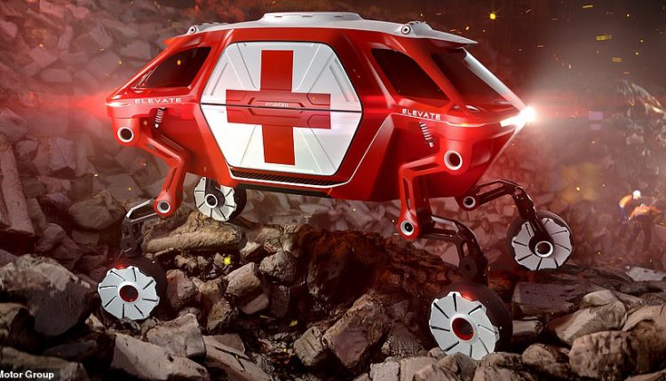 هیوندا از ماشینی رونمایی کرد که می تواند راه برود