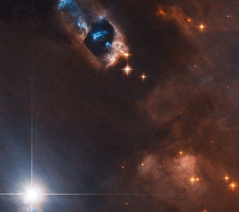 ثبت تصاویری از دور شدن گازها از ستاره تازه متولد شده