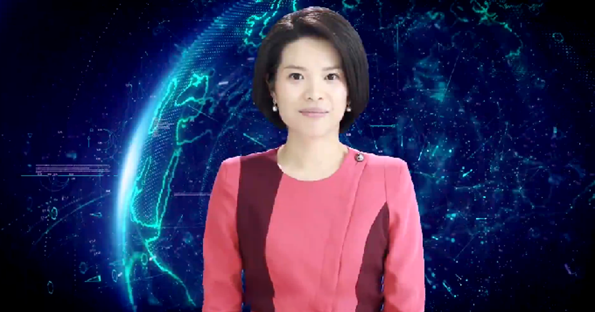 رونمایی از اولین ربات زن گوینده خبر در چین