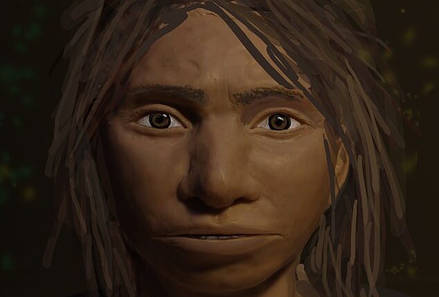 بازسازی چهره یکی از دنیسوان‌ها بوسیله DNA