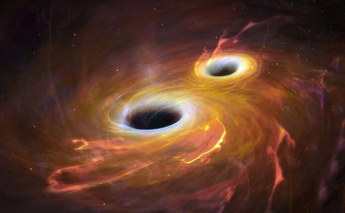 ادغام دو سیاه‌چاله کلان جرم