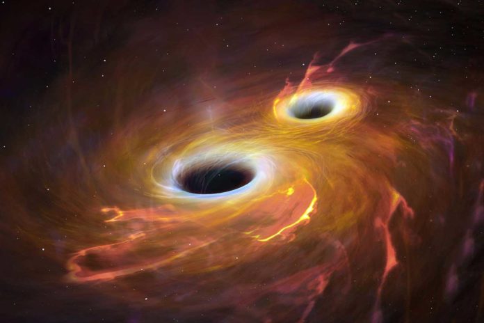 ادغام دو سیاه‌چاله کلان جرم