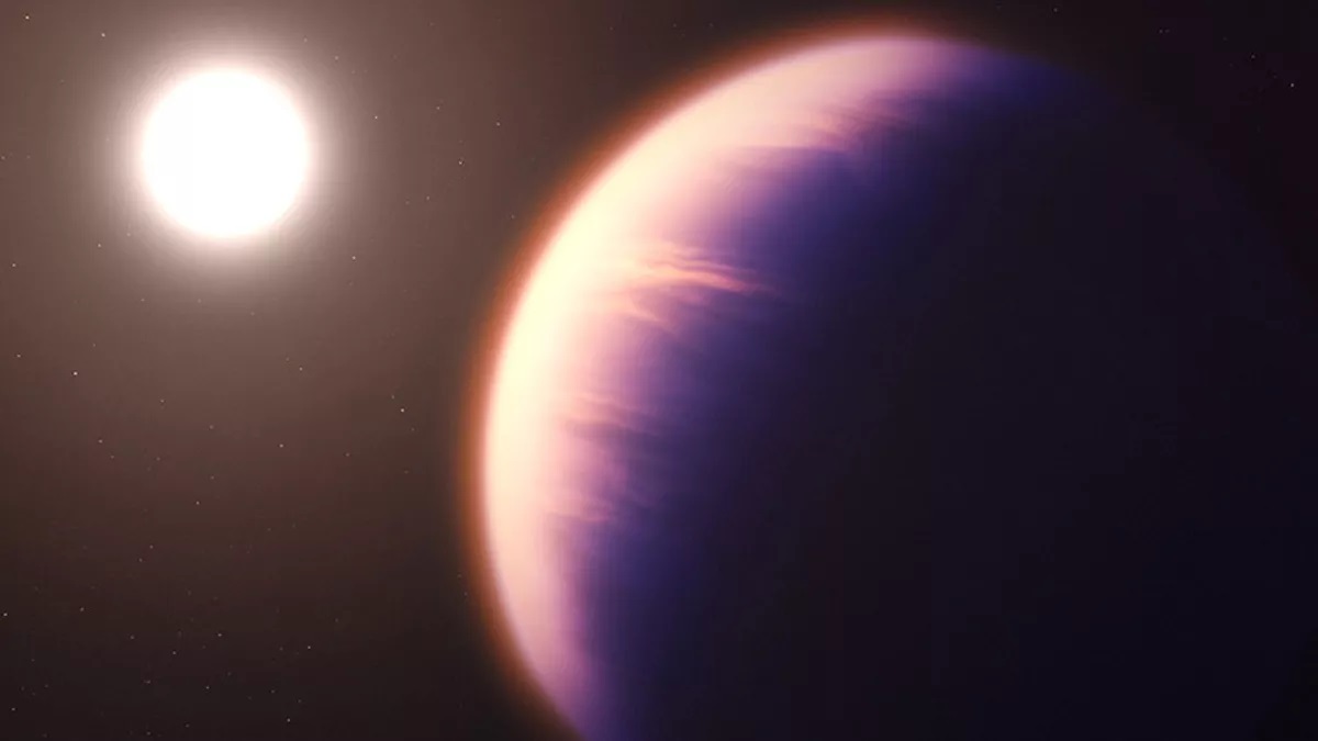 کشف دی اکسید کربن در اتمسفر یک سیاره توسط جیمز وب